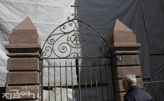 콘야 시내에 있는 성 바오로 기념성당. 2012년 방문 당시 외관 공사중이었다. (이하 사진=한상봉)